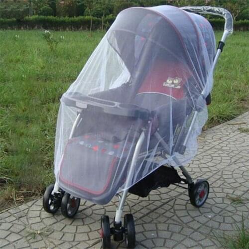 2020 Brand New Newborn Toddler Infant Baby Stroller Crip Netting Pushchair Mosquito Insect Net Safe Mesh Buggy White