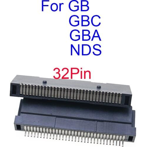 FOR GB GBC GBA NDS slot 32pin Cartridge Card Reader Slot For Nintendo DS NDSL GBA Game Cartridge / Card Reader Slot Repair Part