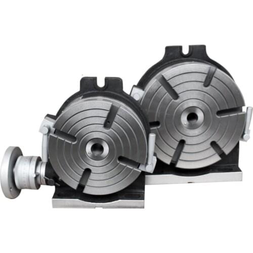 Milling machine horizontal indexing plate, 6 inch, milling machine rotating table, divider, indexing head, vertical dual-use