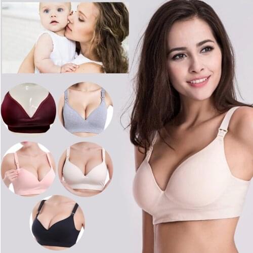 Breastfeeding Nursing Bra Pregnancy Women Underwear Cotton Maternity Clothing Brassiere for Mother Feeding Wire Free Lactation
