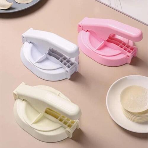 Dumpling Making Tool Manual Non Stick Plastic Perfect Result Dumpling Skin Press Mold for Kitchen