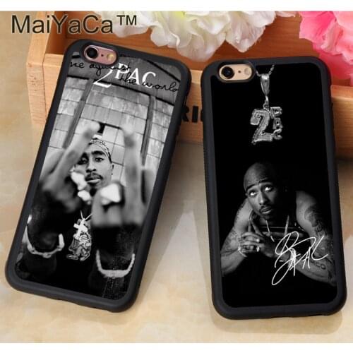 MaiYaCa Fashion 2Pac Tupac Shakur Case For iphone 12 mini 11 Pro MAX X XR XS MAX SE 2020 6S 7 8 Plus 5S Cover