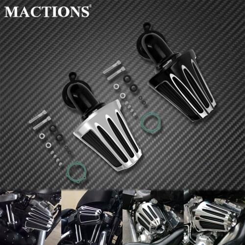 Motorcycle CNC Air Cleaner Intake Air Filter For Harley Heritage Softail Standard FXST Touring Road King Electra Glide FLHT Dyna