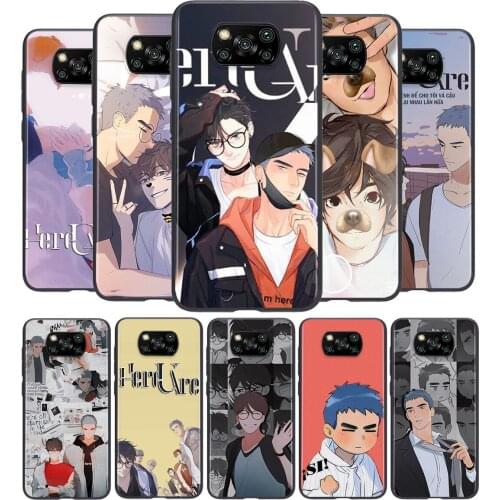 Anime cute boy here u For Xiaomi Mi POCO M3 M2 X3 NFC X2 F3 F2 F1 C3 Pro Xiaomi Mi A2 A1 6 5 Play Mix 3 Soft Phone Case
