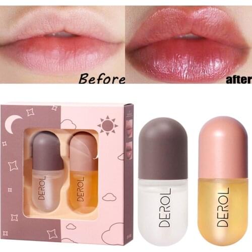 Mint Lip Gloss Plumper Lip Care Day Light Smooth Fine Lines Moisturizing Nourishing Lips Anti-Drying Lip Oil Lip Plumper 5.5ml