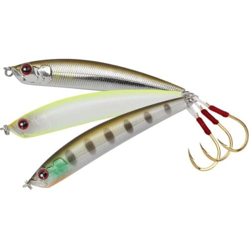 2018 New Trulinoya Pencil Fishing Lure 80mm/14.3g Hard Sinking Baits Fish Lures Artificial bait free shipping