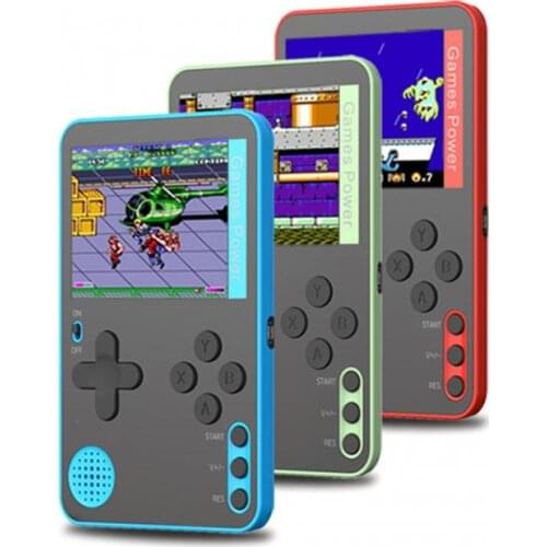 2021 New Handheld Retro Game Console Built-In 500 Classic 8 Games 2.4 Inch Bit Screen Easy To Carry For Gift For Child