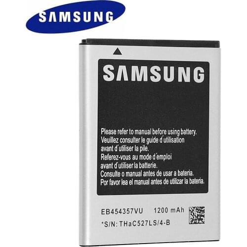 Original Samsung Battery EB454357VU 1200mAh For Samsung Galaxy Y PRO GT-B5510 GT-S5360 S5380 S5300 Replacement Phone Battery