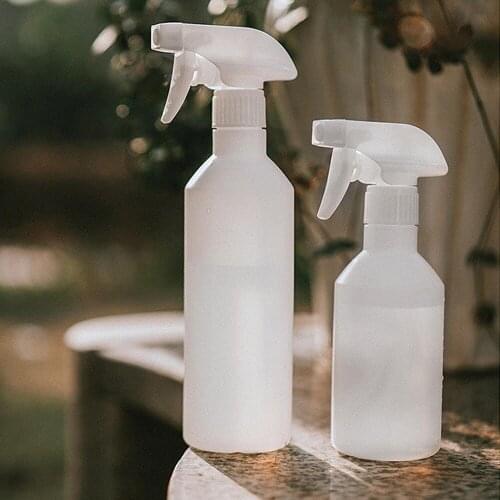 350ml 500ml Plastic Cleaning Spray Bottles Refillable Containers Leak Proof 3 Ways Adjustable Head Sprayer Bottles
