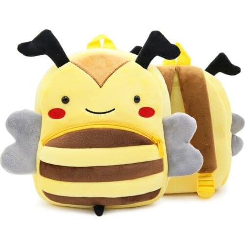 Plush 3D Cartoon Kids Bags Backpack for Infant Newborn Baby Girl Boys Toys Mom Children Activity Supplies Storage Bags