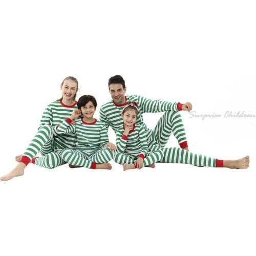 Family Christmas Long Sleeve Homewear Hot Sale At AliExpress For Parent-child Outfit Xmas Family Look Nightwear New Year Costume