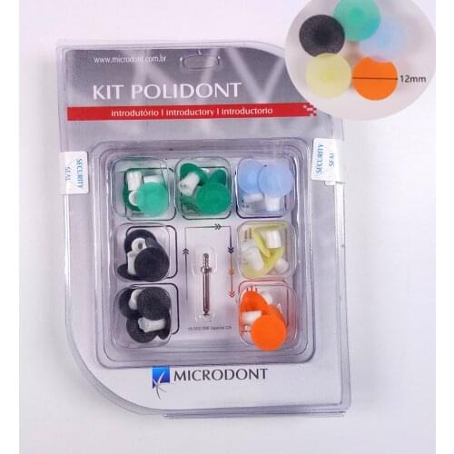 Microdont Dental Composite Polishing Discs Finishing Wheel Teeth Polidont Kit DiscsX28+MandrelX1