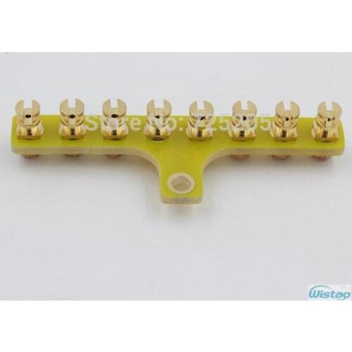 T-style Scaffolding Gold-plated Pure Copper 8Pins for High-end Tube Amplifier Large Spot Goods Wholesale HIFI DIY Free Shipping