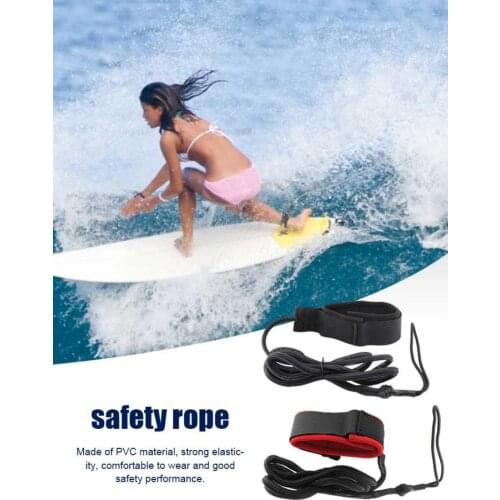 218cm Stand Up Paddle Board Rope Leg Leash Light Weighted Surfboard Foot Rope Stand Up Paddle Rope Surfing Protect Accessories