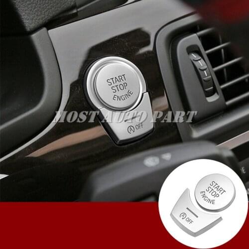Inner Console Engine Start Stop Button Cover Trim For BMW 5 Series F10 F11 2011-2016 Car Decoration Car Accesories Interior
