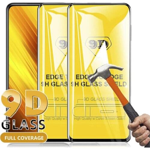 Poco X3 NFC 2020 Pocophone X3 Pocox3 Tempered Glass Screen Protector 9D Protective Glass Film For Xiaomi Poco X3 NFC PocoX3 X 3