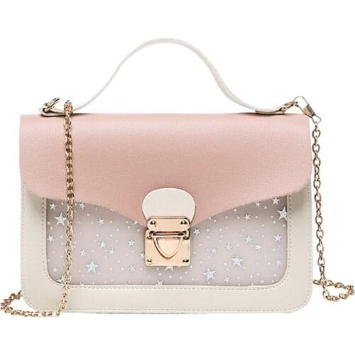 Women Mini Small Square Pack Shoulder Bag Fashion Star Sequin Designer Messenger Crossbody Bag Clutch Wallet Handbags
