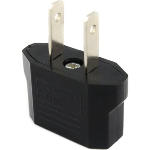10pcs European Euro EU to US USA Plug Travel Charger Adapter Outlet Converter