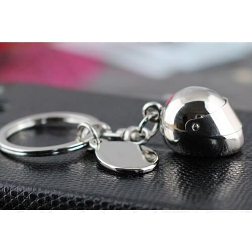 10pcs/Lot Helmet Keychain Fashion Creative Motorcycle Bicycle Casque Key Chain Ring Keyring Keyfob Key Holder