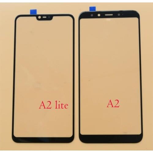 10pcs New original 2.5D Outer Glass Touch Screen Front Glass Outer Lens for Xiaomi Mi A2 A2 lite