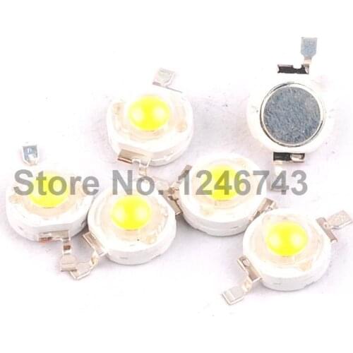20PCS High Power 1W LED Chips Beads Bulb Diode Lamp Warm White For LED Spotlight