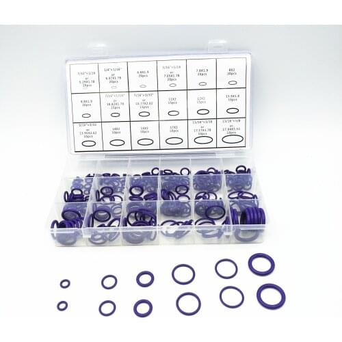 270 Pcs O Ring Nitrile Silicone Rubber O-ring Repair Kit Seal Set Valve Waterproof Machine Oil-resistant Gasket Combination Kit