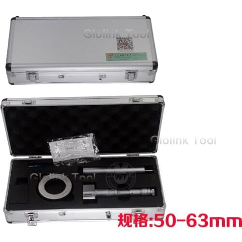 50-63mm Three-point internal Micrometers three point inside micrometer 50-63mm 0.005mm gauge measurement tool