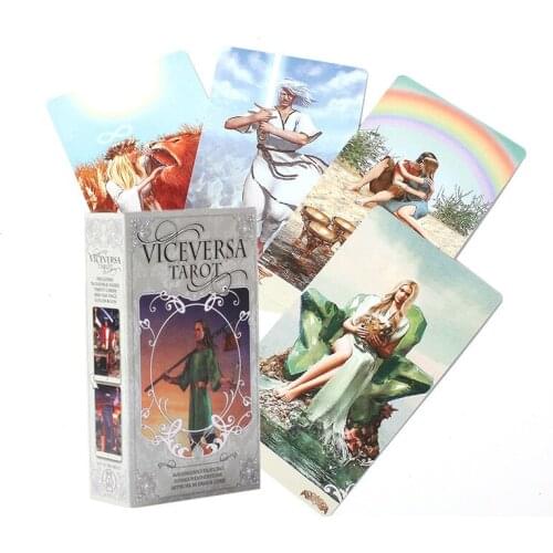 78pcs Vice Versa Tarot Kit Tarot Cards Oracle Deck Family Party Board Game