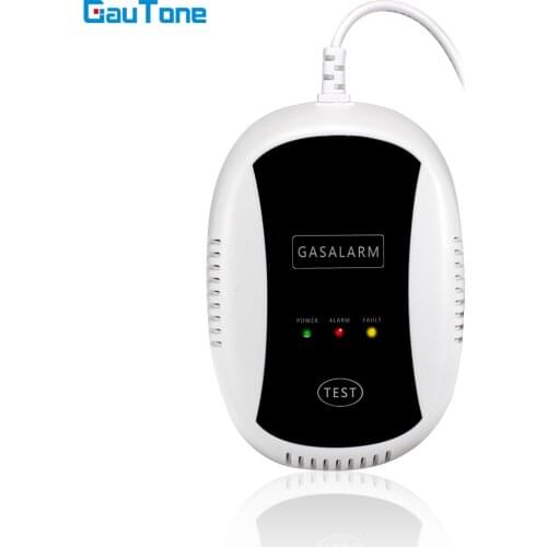 GauTone Wireless Natural Gas Detector High Sensitive 80dB Warning 433MHz Smart Home Security System Gas Leak Sensor