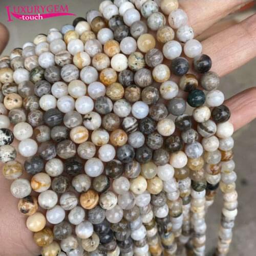 High Quality Natural Multicolor Agates Stone Round Shape Loose Spacer Smooth Beads 4/6/8/10/12mm DIY Jewelry Accessory 38cm sk28