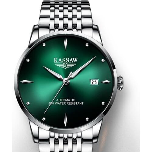 Luxury Automatic Watch Men Miyota 8215 Mechanical Wristwatch 40mm Fashion Stainless Steel Sapphire Crystal Luminous Clocks 2021