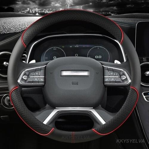 Car Steering Wheel Cover 38CM For Great Wall Haval Hover H1 H4 F7X H6 H7 H9 F5 F7 H2S Coupe 2017 2018 2019 2020 Auto Accessories
