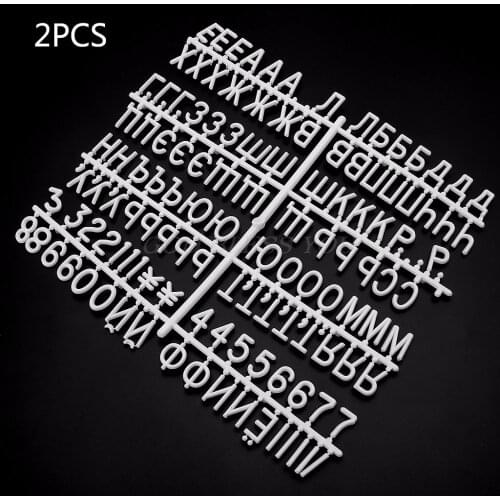 2 PCS Characters For Felt Letter Board Russian alphabet For Changeable Letter Board Drop Shipping