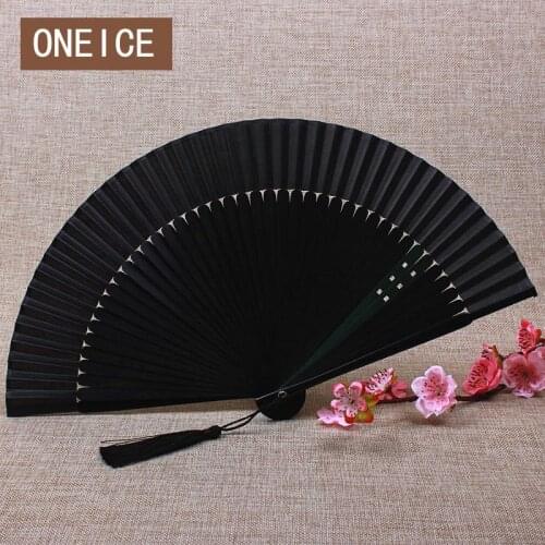 Chinese Wind-style Silk Folding Fan Hollow Japanese-style Ancient Craft Gift Classical Dance Hand Fans Wedding Home Decoration