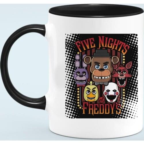 Video Game Five Night Coffee Mug Ceramic11oz Home Milk Tea Cups and Creative Mugs Travel Cup