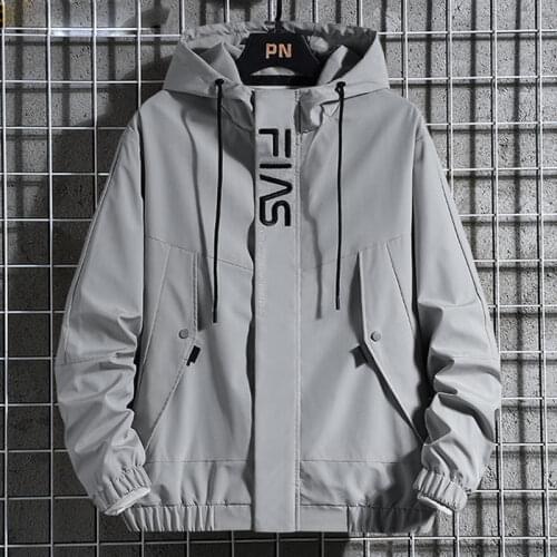 Mens Bomber Jackets Baseball Fashion Men Anorak Hip Hop Streetwear Jackets Male Casual Baseball Uniform Coats Mens Clothing
