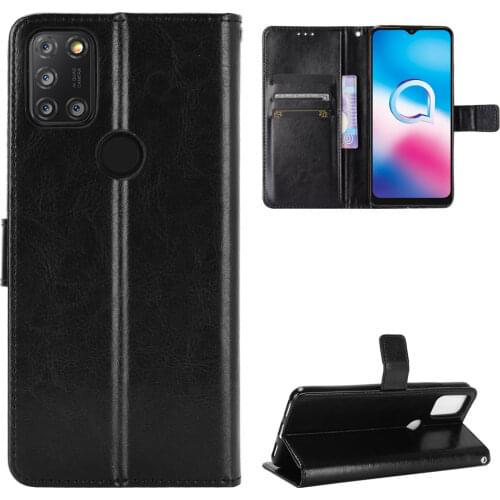 Fashion Wallet PU Leather Case Cover For Alcatel 3X 2020 Flip Protective Phone Back Shell With Card Holders