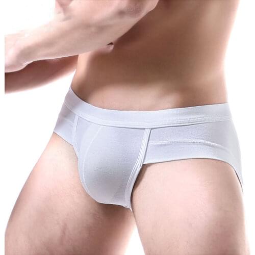 Men Underwear Sexy Mens Briefs Cotton Male Panties Slips Cueca Tanga Comfortable Underpants Breathable U Pouch Soft Lingerie