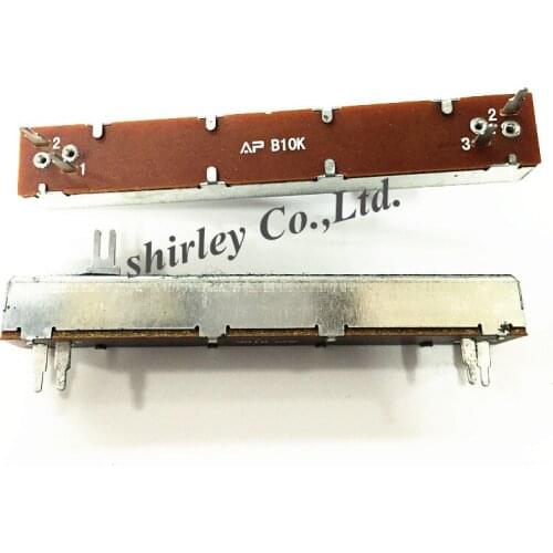 Original new 100% straight sliding push and pull potentiometer 88mm 60 stroke B10K console dimming potentiometer switch