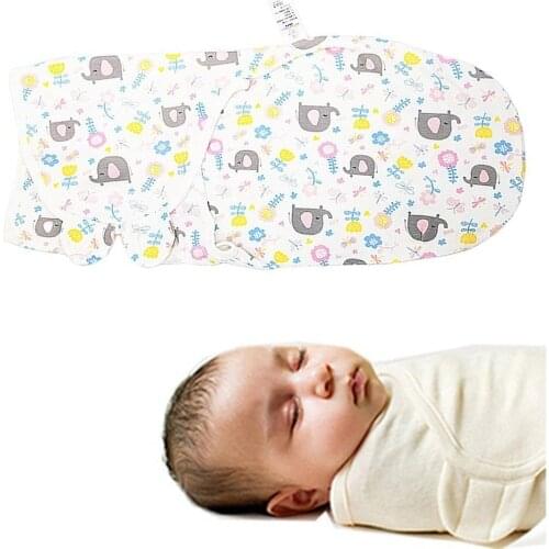 Baby Swaddle Blanket, Swaddle Wrap for Infant, Adjustable Newborn Swaddle, Organic Cotton Baby Swaddle for 0-6 Month