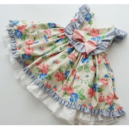 Girls dress Spanish dress foreign dress palace Princess Dress Euramerican Lolita childrens suit
