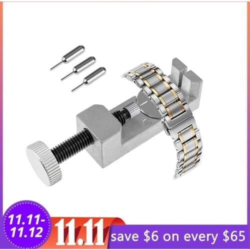 Professional Watch Band & Bracelet Link Remover Adjustable With Metal 3 Pins Смотреть Repair Tools For Watchmaker Drop Shipping