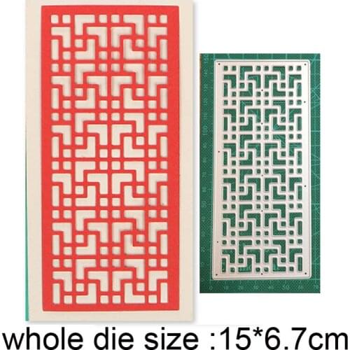 Craft dies hollow rectangle frame metal cutting dies cut die decoration Scrapbooking dies knife mould blade punch stencils dies