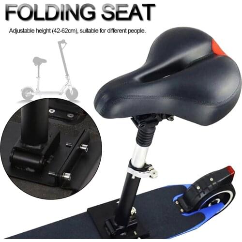 Electric Scooter Saddle Foldable Height Adjustable Shock-Absorbing Seat Chair For Xiaomi M365 Electric Scooter Accessories