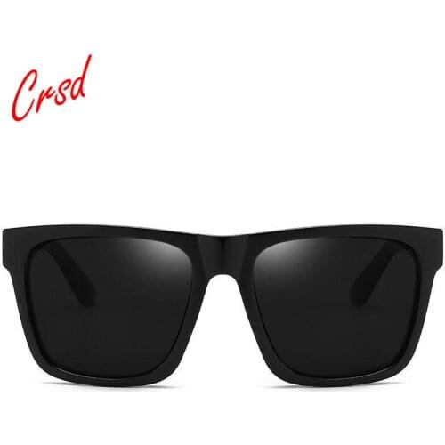 CRSD 2020 New Frame Vintage Square Sport Driving Sun Glasses Polarized Sunglasses Men Ultralight Glasses Sun Glasses for Men