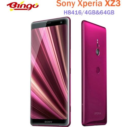 Sony Xperia XZ3 H8416 Android Mobile phone 4G LTE 6.0" Octa core 4GB RAM 64GB ROM 19MP&13MP NFC Fingerprint