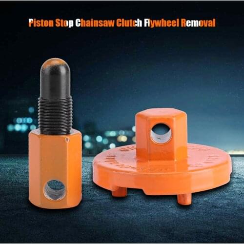 Universal Piston Stop Chainsaw Parts Clutch Flywheel Removal Disassembly Tool Chain Saw Accessories Clutch Disassembly Tool