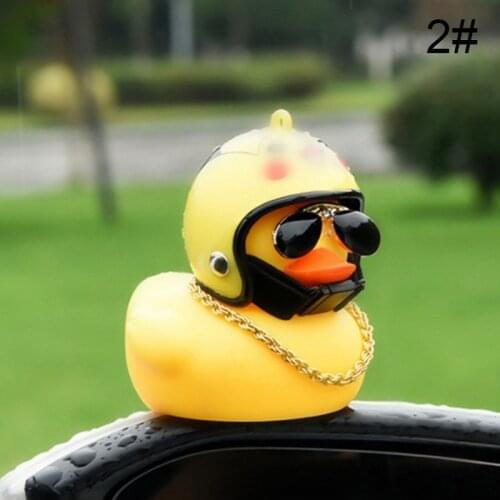 Wind-breaking Wave-breaking Duck Car furnishings helmet-mounted yellow duck