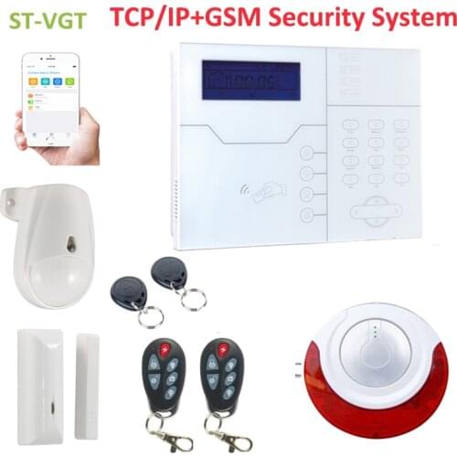 Focus/Tike Securite ST-VGT House Alarm DNB-IP Alarm GSM Security System Stable Quality APP Control Internal Siren Alarm