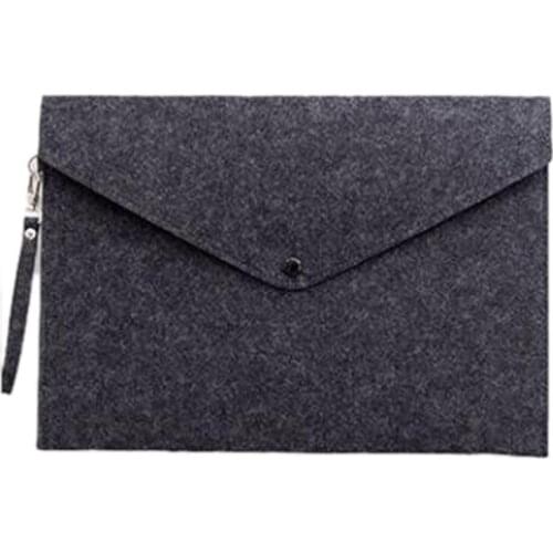 1PC Simple A4 Big Capacity Document Bag Pad Business Briefcase File Folders Chemical Felt Filing Products